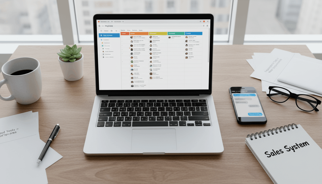 CRM pipeline and communication tools integrated into one system
